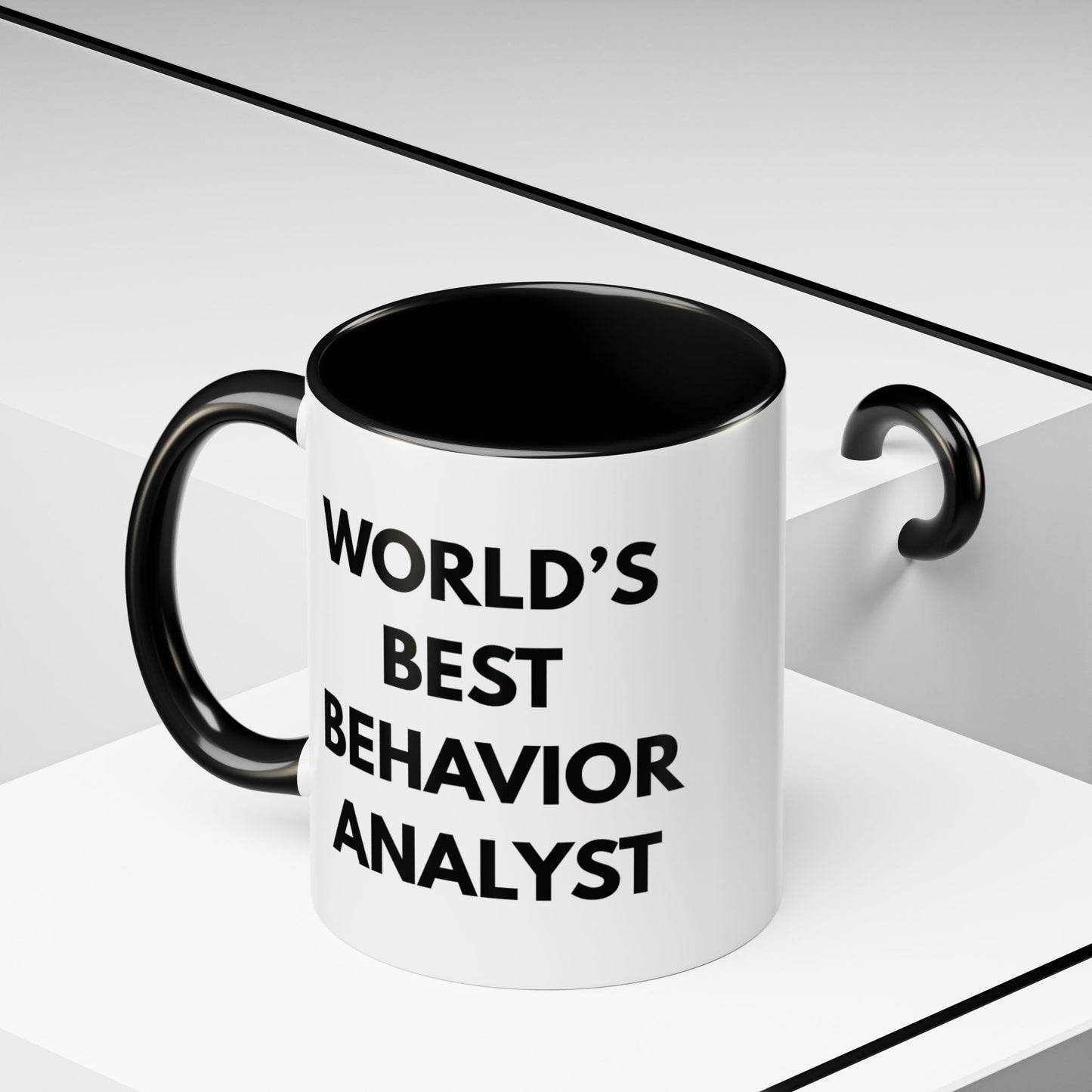 World's Best Behavior Analyst Coffee Mug | 11/15oz Accent Mug for Motivational Coffee Lovers