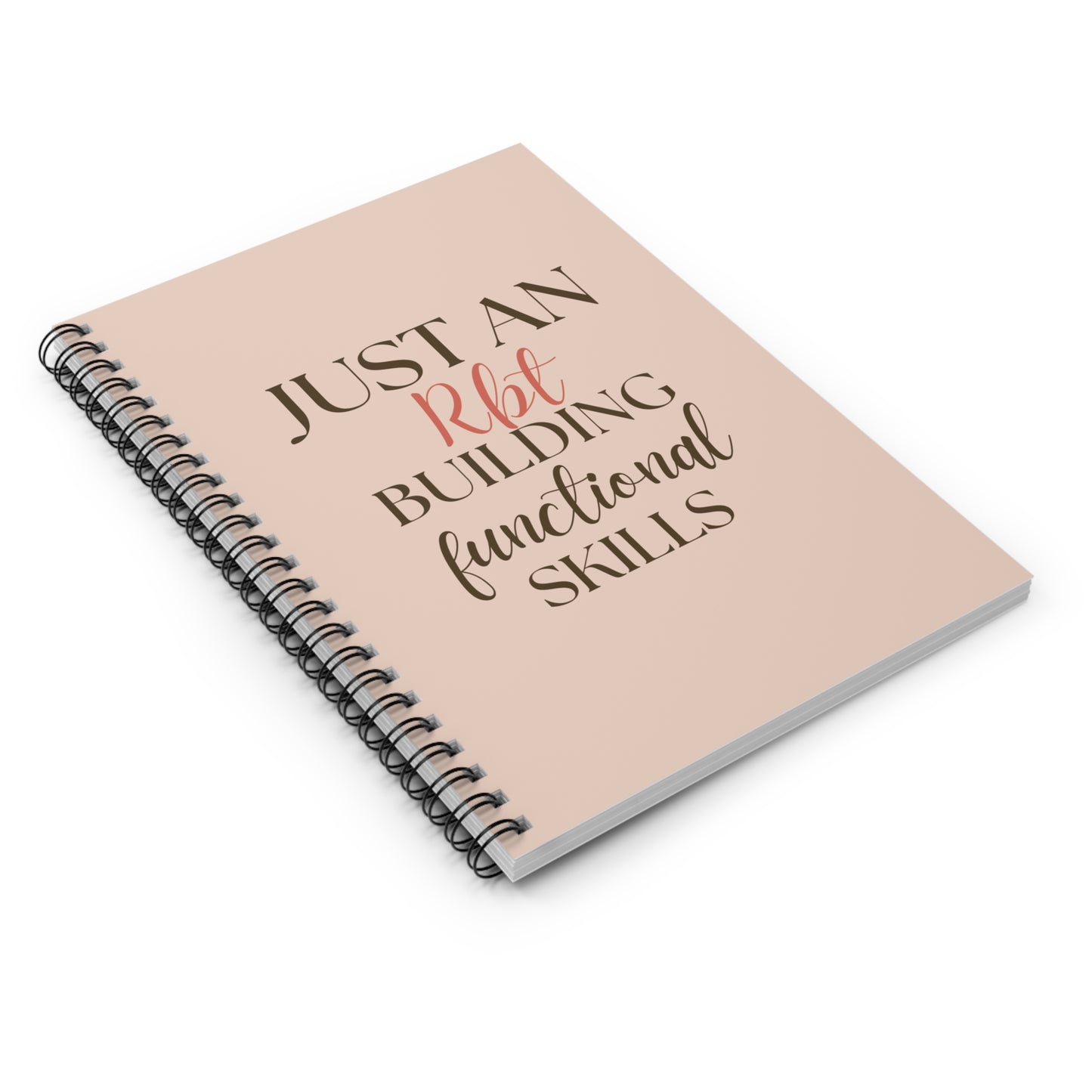 BCBA and RBT Spiral Notebook | Just a (BCBA/RBT) Building Functional Skills