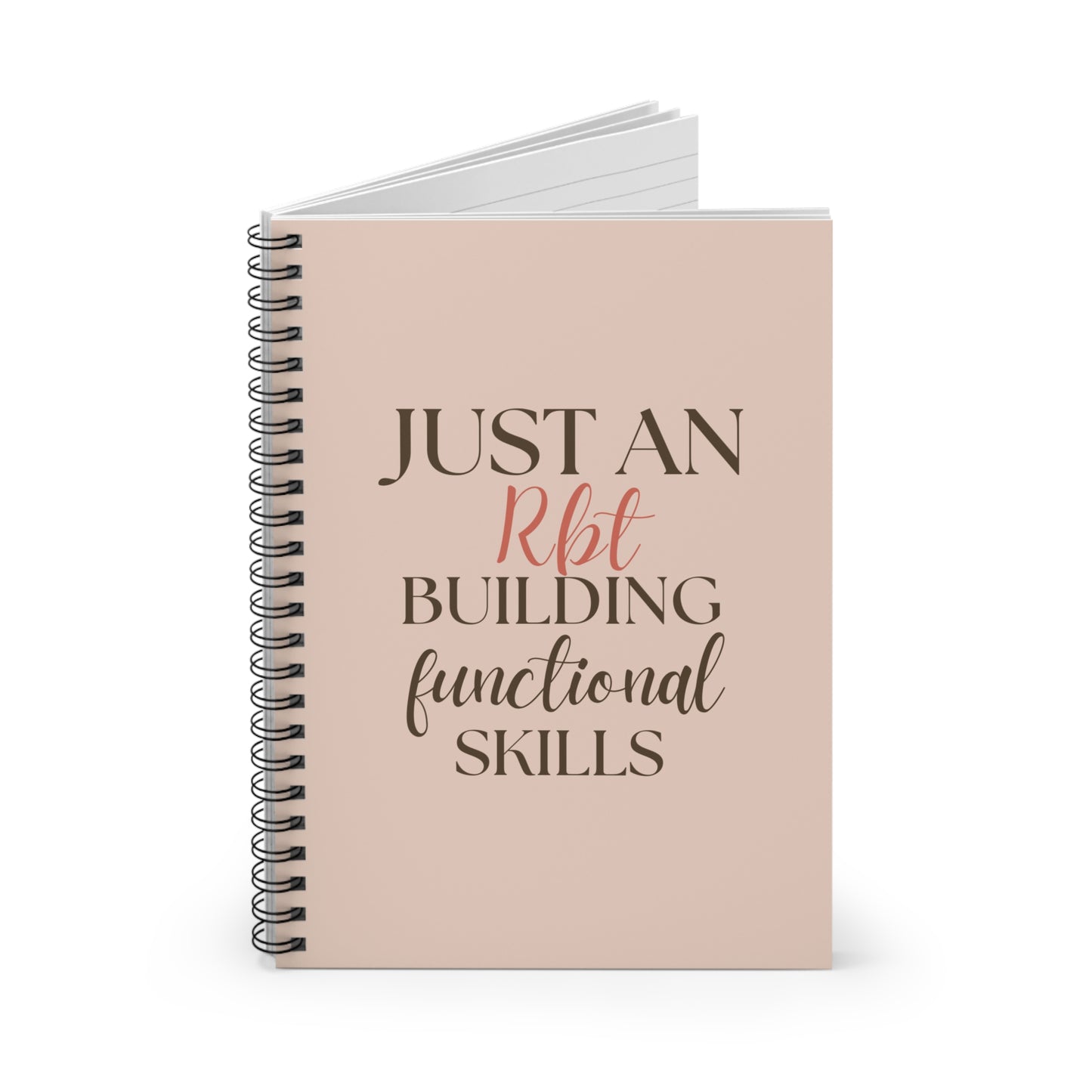 BCBA and RBT Spiral Notebook | Just a (BCBA/RBT) Building Functional Skills