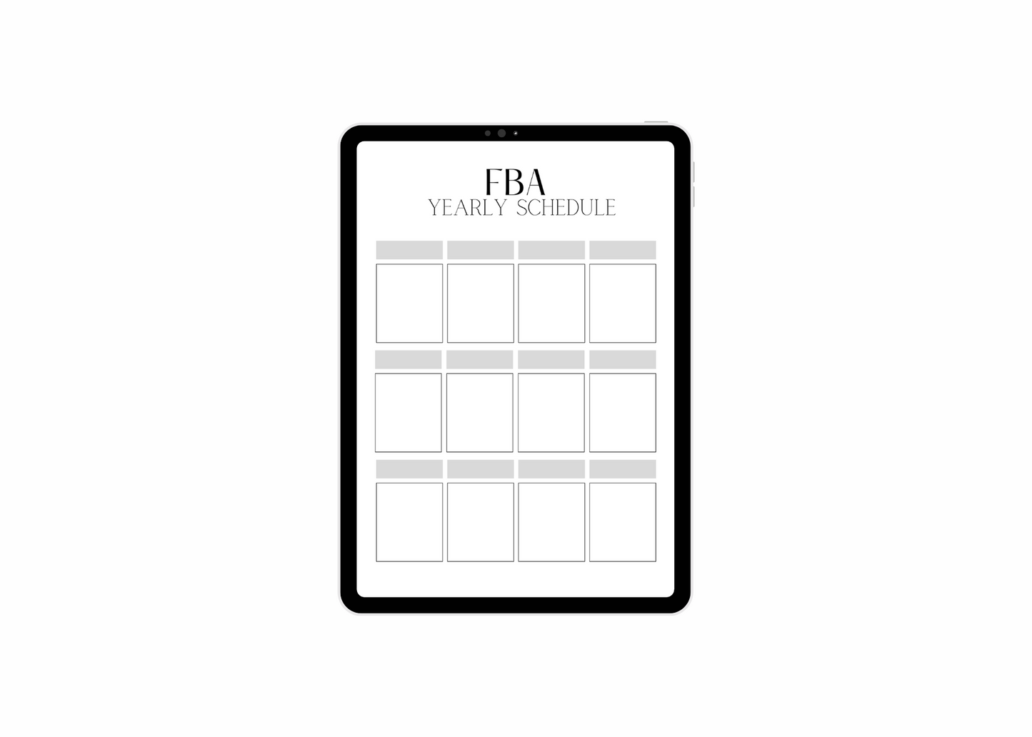 BCBA Caseload Digital Planner - Undated