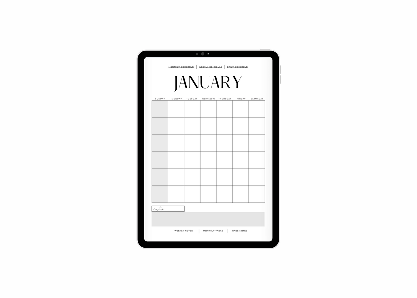 BCBA Caseload Digital Planner - Undated