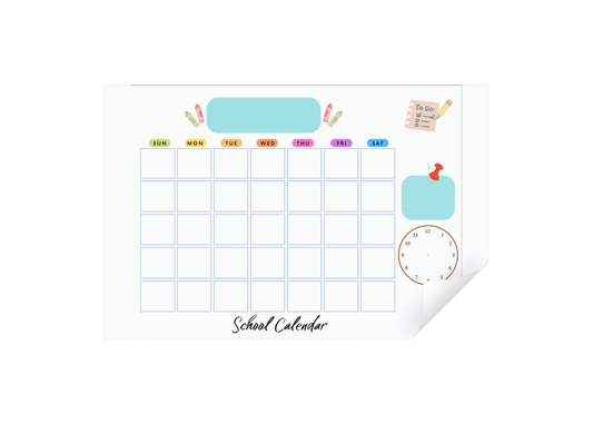 School Calendar Visual