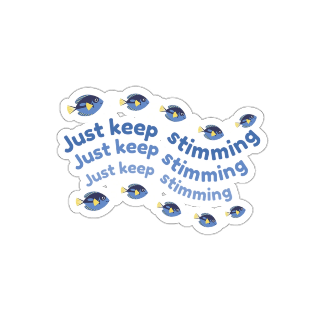 Just Keep Stimming Sticker | ABA Gift | ABA sticker | Behavior Analyst Sticker | Sticker for laptop | Neurodivergent Sticker