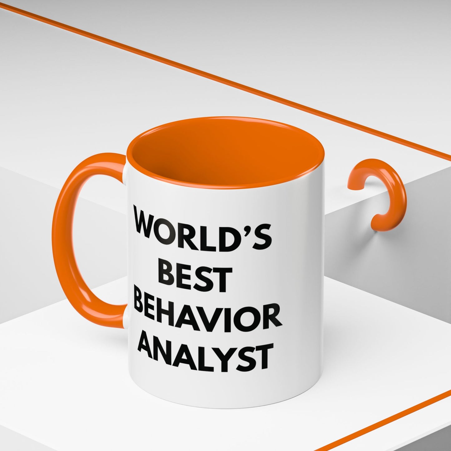 World's Best Behavior Analyst Coffee Mug | 11/15oz Accent Mug for Motivational Coffee Lovers