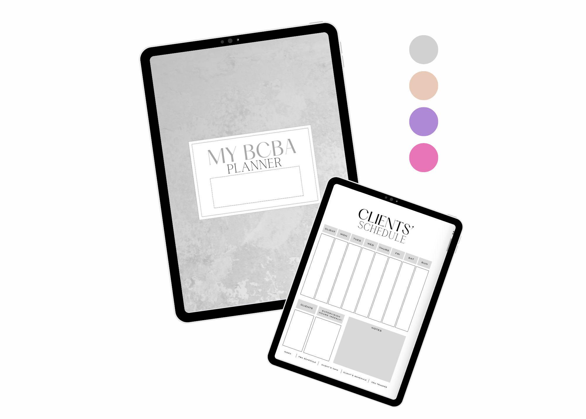 BCBA Caseload Digital Planner - Undated – ABA.Focus