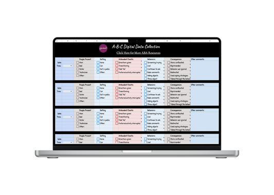 Google Sheet: ABC Data Collection