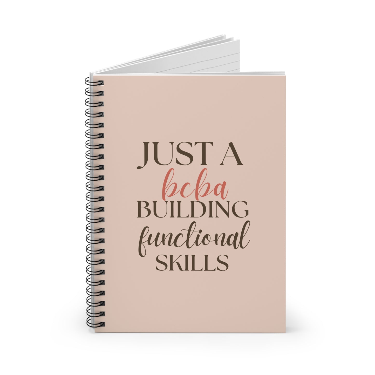 BCBA and RBT Spiral Notebook | Just a (BCBA/RBT) Building Functional Skills